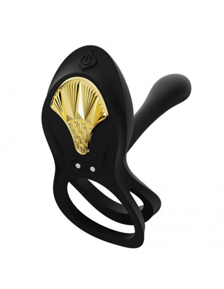 ZOLO BAYEK ANILLO VIBRADOR CONTROL REMOTO PAREJAS NEGRO