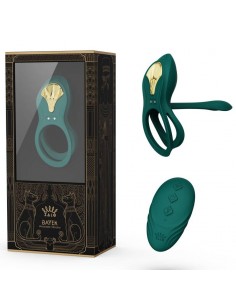 ZOLO BAYEK ANILLO VIBRADOR CONTROL REMOTO PAREJAS VERDE 2