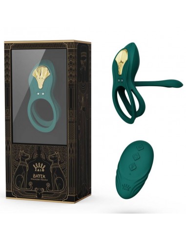 ZOLO BAYEK ANILLO VIBRADOR CONTROL REMOTO PAREJAS VERDE
