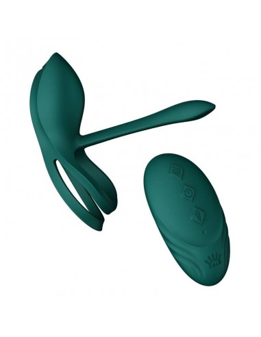 ZOLO BAYEK ANILLO VIBRADOR CONTROL REMOTO PAREJAS VERDE