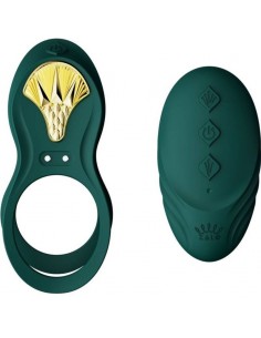 ZOLO BAYEK ANILLO VIBRADOR CONTROL REMOTO PAREJAS VERDE