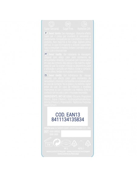 CONTROL 2 1 MASSAGE PLEASURE MADAGASCAR SWEETNESS 200ML