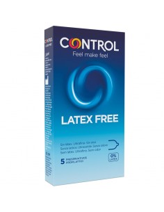 CONTROL FREE SIN LATEX PRESERVATIVOS 5 UNIDADES