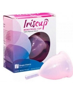 IRISCUP COPA MESTRUAL ROSA PEQUENA BOLSA ESTERILIZADORA GRATIS