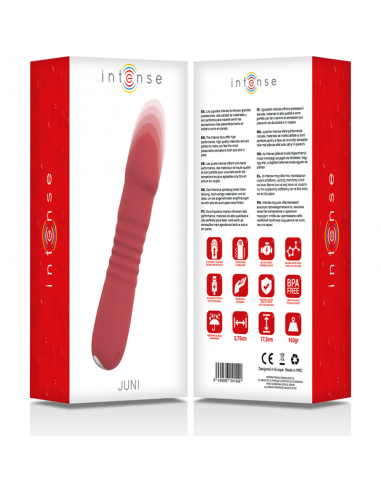 INTENSE JUNE UP DOWN 10 VIBRACIONES ROJO