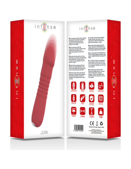 INTENSE JUNE UP DOWN 10 VIBRACIONES ROJO