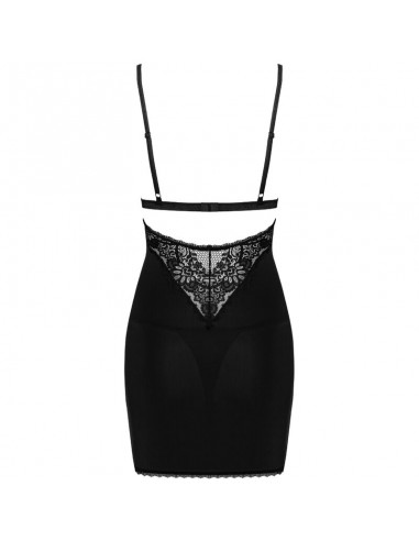 OBSESSIVE MADERRIS CHEMISE TANGA XS S