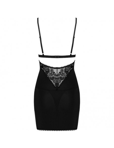 OBSESSIVE MADERRIS CHEMISE TANGA XS S