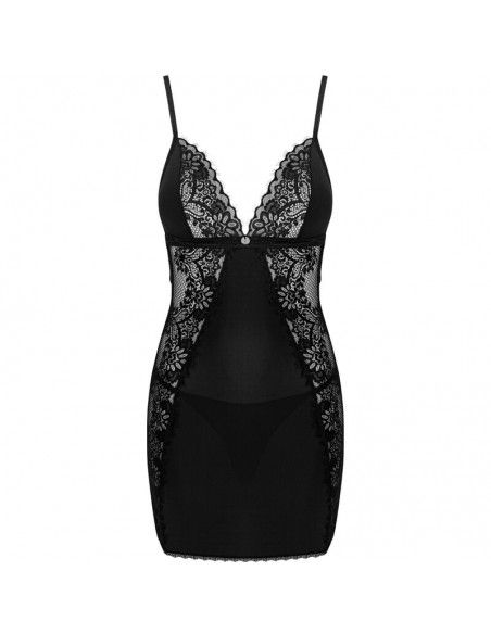 OBSESSIVE MADERRIS CHEMISE TANGA XS S
