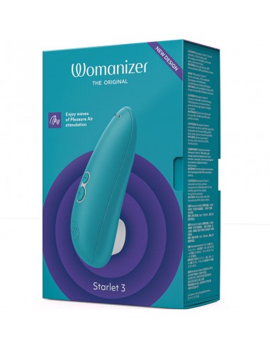 WOMANIZER STARLET 3 ESTIMULADOR CLiTORIS TURQUESA