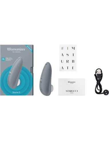 WOMANIZER STARLET 3 ESTIMULADOR CLiTORIS GRIS