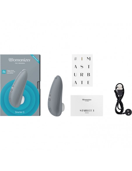 WOMANIZER STARLET 3 ESTIMULADOR CLiTORIS GRIS