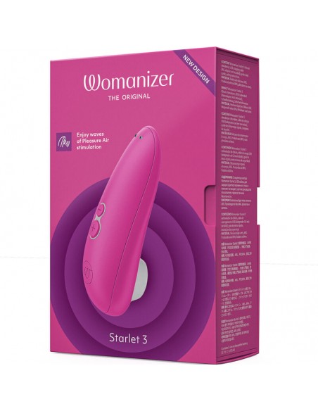 WOMANIZER STARLET 3 ESTIMULADOR CLiTORIS ROSA