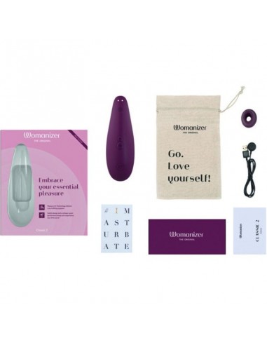 WOMANIZER CLASSIC 2 ESTIMULADOR DE CLiTORIS BURDEOS