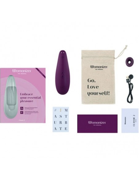 WOMANIZER CLASSIC 2 ESTIMULADOR DE CLiTORIS BURDEOS