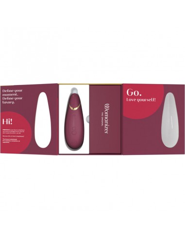 WOMANIZER PREMIUM 2 ESTIMULADOR DE CLiTORIS BURDEOS
