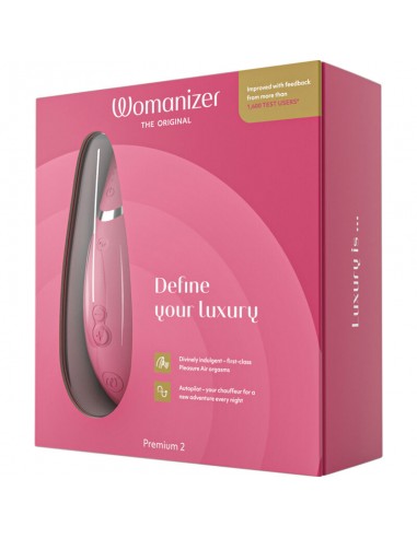 WOMANIZER PREMIUM 2 ESTIMULADOR DE CLiTORIS FRAMBUESA