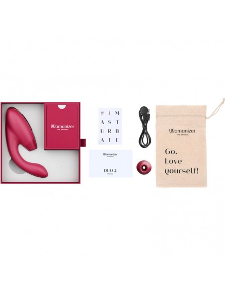 WOMANIZER DUO 2 ESTIMULADOR BURDEOS