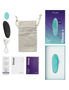 WE VIBE MOXIE VIBRADOR CLATORIS AQUA 2