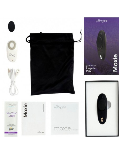 WE VIBE MOXIE VIBRADOR CLiTORIS NEGRO