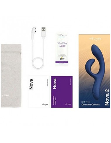 WE VIBE NOVA 3 VIBRADOR RABBIT AZUL MEDIANOCHE