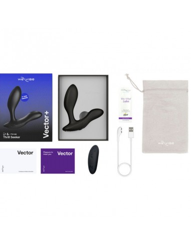 WE VIBE VECTOR MASAJEADOR DE PRoSTATA NEGRO