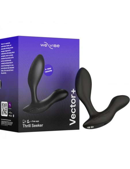 WE VIBE VECTOR MASAJEADOR DE PRoSTATA NEGRO