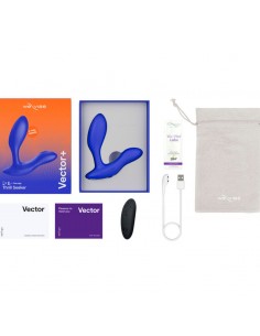 WE VIBE VECTOR MASAJEADOR DE PRASTATA AZUL 2