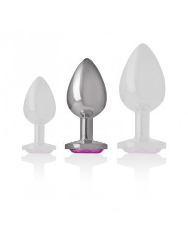 INTENSE PLUG ANAL METAL ALUMINIO CORAZoN ROSA TALLA M