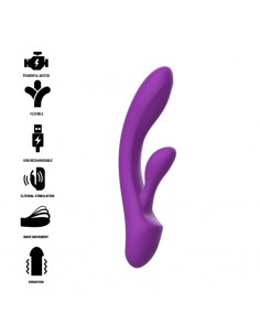 INTENSE LUIGI VIBRADOR RABBIT SILICONA MORADO