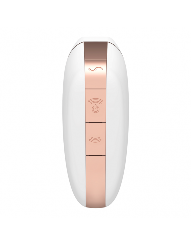 SATISFYER LOVE TRIANGLE ESTIMULADOR Y VIBRADOR BLANCO