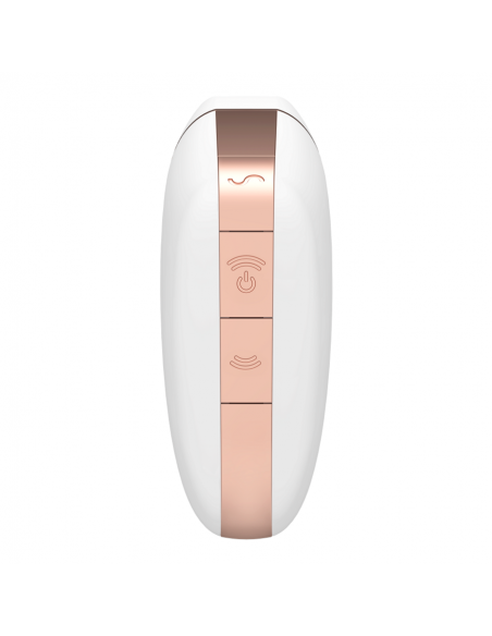 SATISFYER LOVE TRIANGLE ESTIMULADOR Y VIBRADOR BLANCO