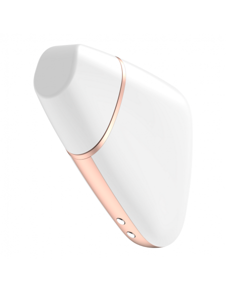 SATISFYER LOVE TRIANGLE ESTIMULADOR Y VIBRADOR BLANCO