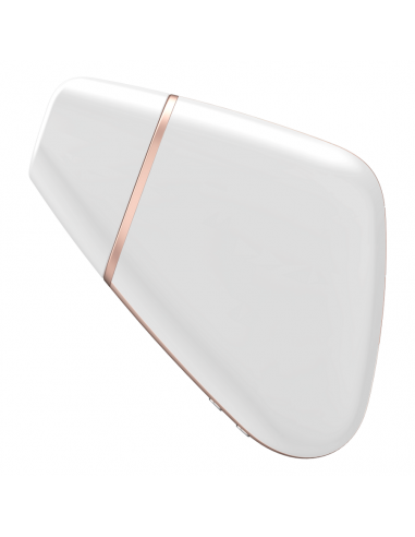 SATISFYER LOVE TRIANGLE ESTIMULADOR Y VIBRADOR BLANCO