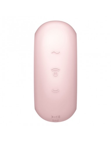 SATISFYER PRO TO GO 3 ESTIMULADOR Y VIBRADOR DOBLE ROSA