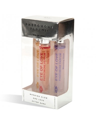 EYE OF LOVE EOL PHR PERFUME 10ML SET 3 MORNING GLOW ONE LOVE AFTER DARK