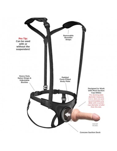 PIPEDREAM BODY DOCK STRAP ON SUSPENDERS