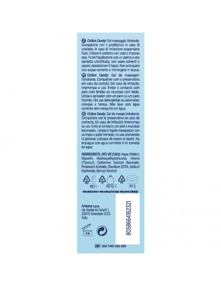 CONTROL MASAJE GEL 3 EN 1 ALGODoN DE AZuCAR 200 ML
