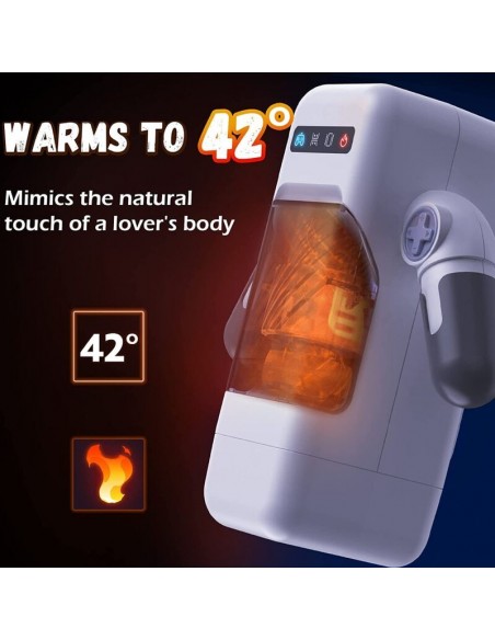 GAME CUP MASTURBADOR MASCULINO CON VIBRACIoN Y FUNCIoN CALOR CON SOPORTE PARA MoVILES NEGRO GAME CUP MASTURBADOR MASCULINO CON VIBRACIoN Y FUNCIoN CALOR CON SOPORTE PARA MoVILES NEGRO