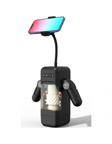 GAME CUP MASTURBADOR MASCULINO CON VIBRACIoN Y FUNCIoN CALOR CON SOPORTE PARA MoVILES NEGRO GAME CUP MASTURBADOR MASCULINO CON VIBRACIoN Y FUNCIoN CALOR CON SOPORTE PARA MoVILES NEGRO