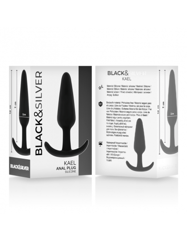 BLACKSILVER KAEL PLUG ANAL SILICONA CON ASA MEDIANO