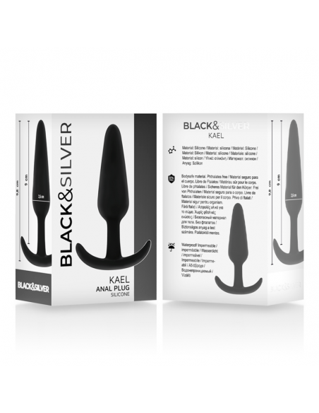 BLACKSILVER KAEL PLUG ANAL SILICONA CON ASA MEDIANO