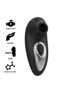 BLACKSILVER DRAKE DELUXE SUCKING VIBE SILICONA RECARGABLE NEGRO
