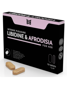 BLACKBULL BY SPARTAN LIBIDINE AFRODISIA PLACER INTENSO PARA MUJER 10 CaPSULAS