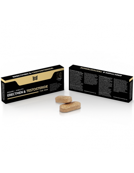 BLACKBULL BY SPARTAN ERECTMEN TESTOSTERIDE POTENCIA Y TESTOSTERONA PARA HOMBRE 4 CaPSULAS