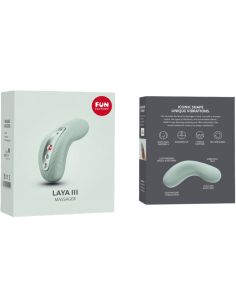 FUN FACTORY LAYA III VIBRADOR LAY ON CLITORIS RECARGABLE VERDE 2