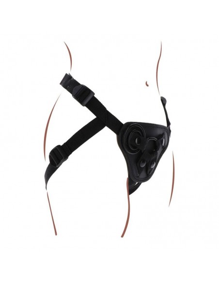 GET REAL STRAP ON HARNES NEGRO