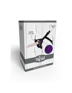 GET REAL STRAP ON LACE HARNES MORADO 2