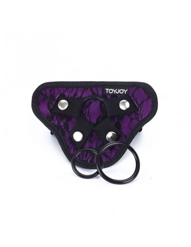 GET REAL STRAP ON LACE HARNES MORADO