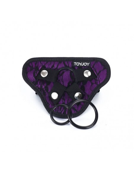GET REAL STRAP ON LACE HARNES MORADO